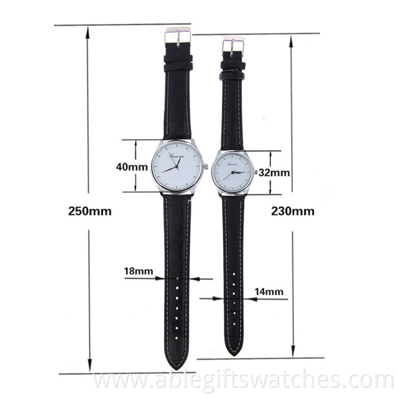 couple leather watch